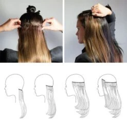 BALMAIN HAIR COUTURE Balmain Clip-in Weft Set Milan Memory Hair 45 Cm -Pflegemittelgeschäft 12047890 2