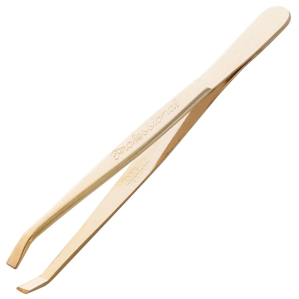 Canal Haarpinzette Klauenförmig Gebogen Vergoldet 9 Cm 1 Canal Haarpinzette Klauenförmig Gebogen Vergoldet 9 Cm