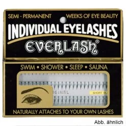 Everlash Einzelwimpern Medium, Schwarz