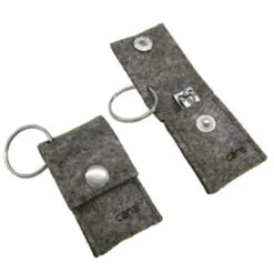 Canal Filzetui "Schlüsselanhänger" Inkl. Knipser, Vernickelt