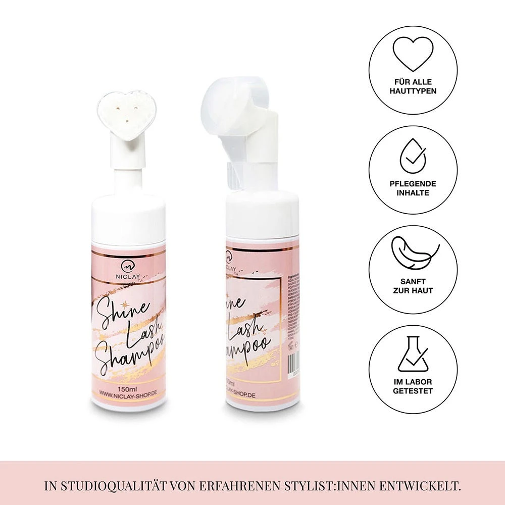 NICLAY Shine Lash Shampoo 150 Ml 5 NICLAY Shine Lash Shampoo 150 Ml – Bild 5