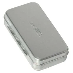 Leaf Shave Twig Travel Case Silver