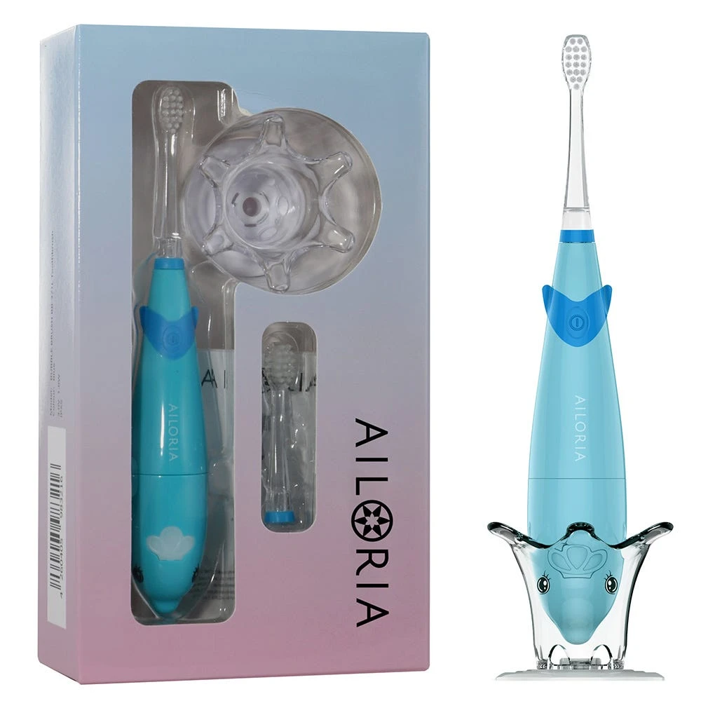 Ailoria Bubble Brush Kids Schallzahnbürste Blau 1 Ailoria Bubble Brush Kids Schallzahnbürste Blau