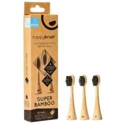 Happybrush ECO Vibe 3 Aufsteckbürsten Bambus
