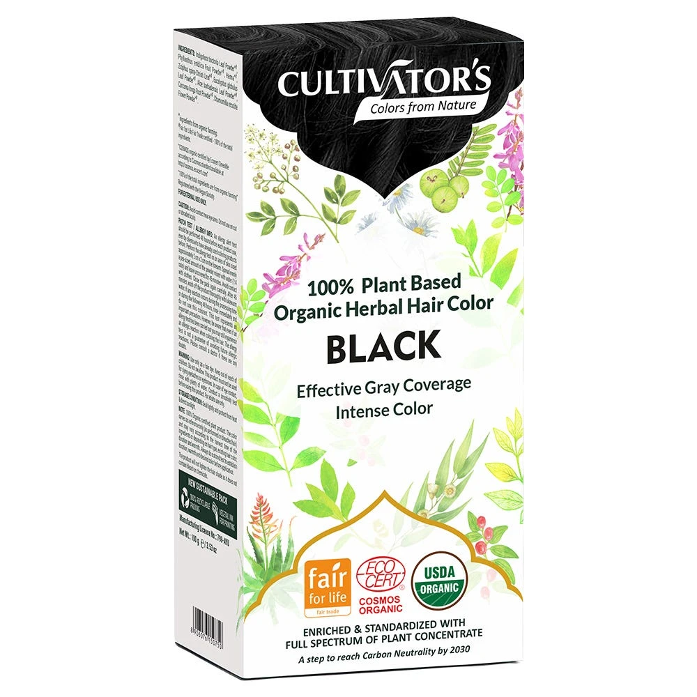 Cultivators Herbal Hair Color Black 100 G 1 Cultivators Herbal Hair Color Black 100 G