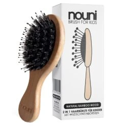 Nouni Kinderbürste Aus Bambus - Kamm Für Kinder