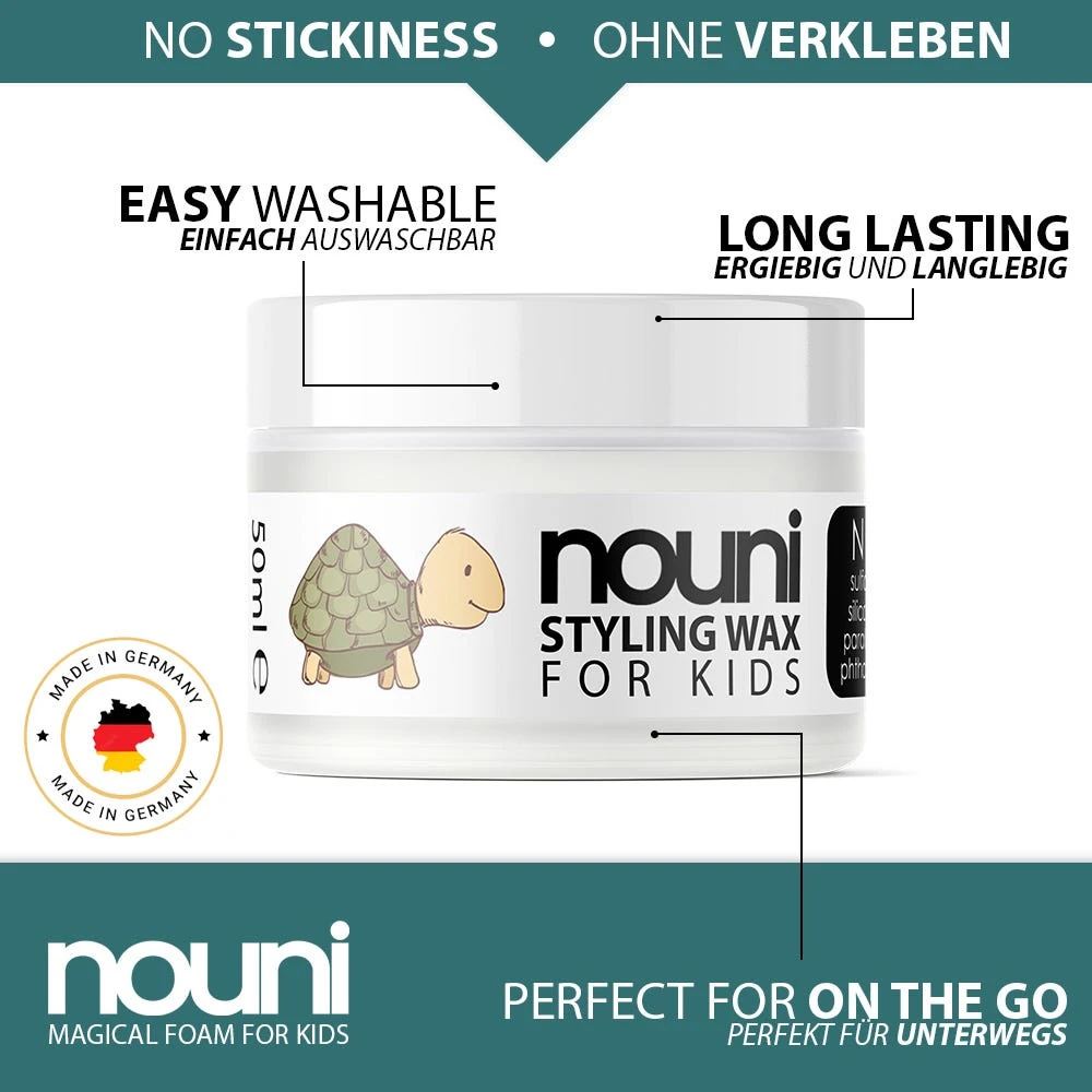 Nouni Haarwachs Für Kinder 50 Ml 2 Nouni Haarwachs Für Kinder 50 Ml – Bild 2