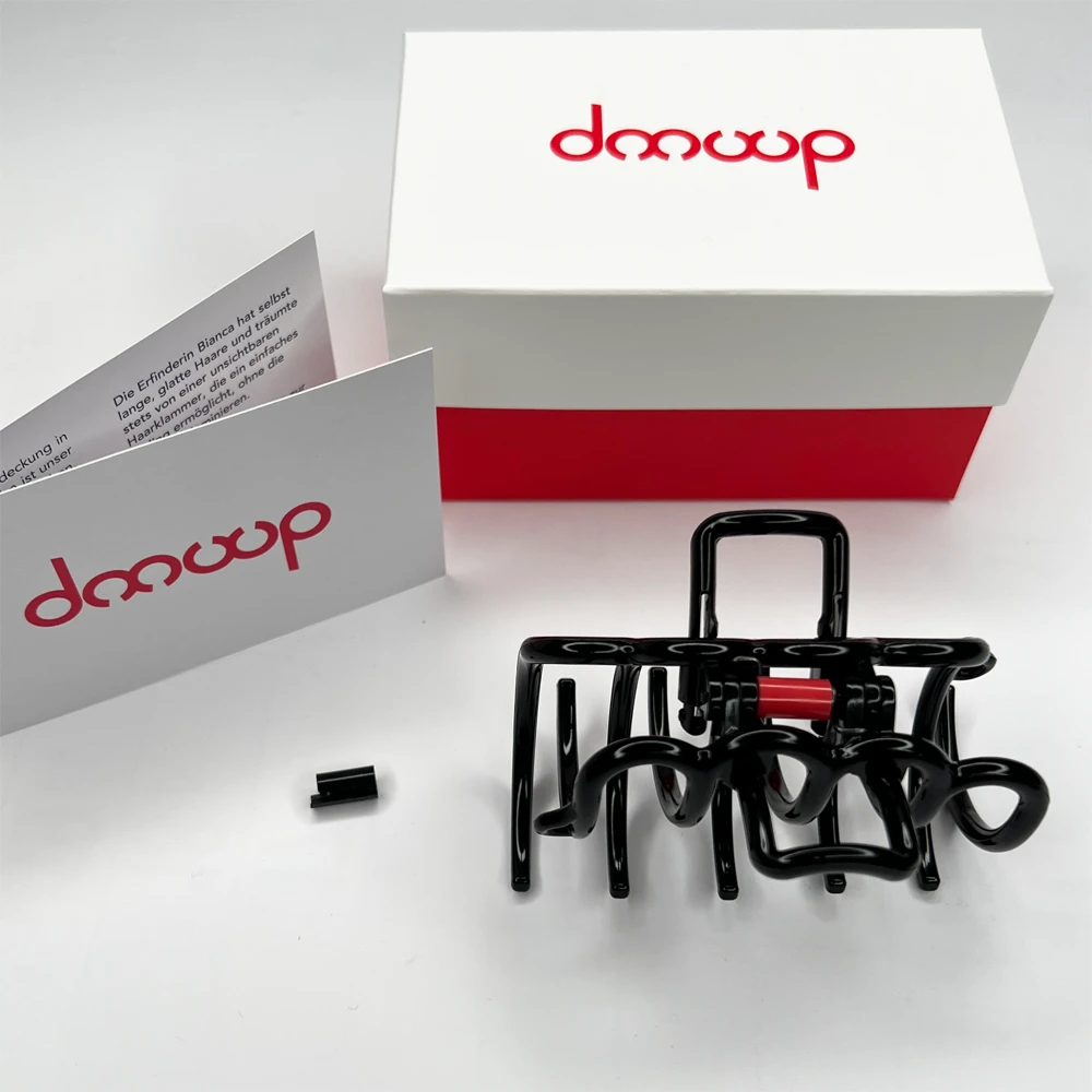 Doouup Classic Black Haarklammer 2 Doouup Classic Black Haarklammer – Bild 2